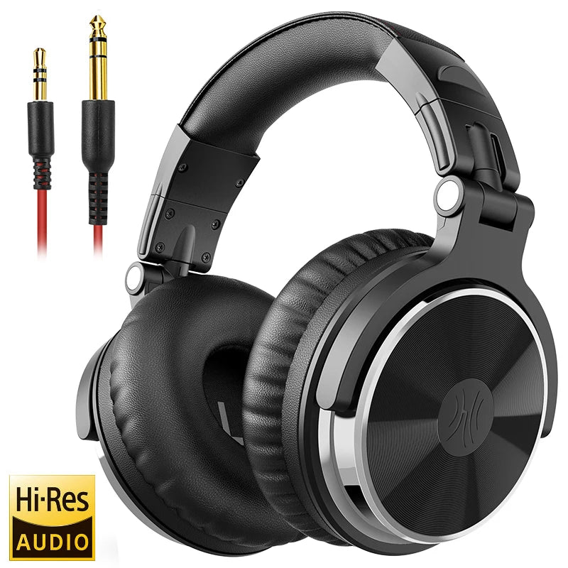 Oneodio Wired Headphones Professional Studio Pro 10/30/50 DJ Headphones With Microphone Over Ear HiFi Hi-Res Monitor Headset