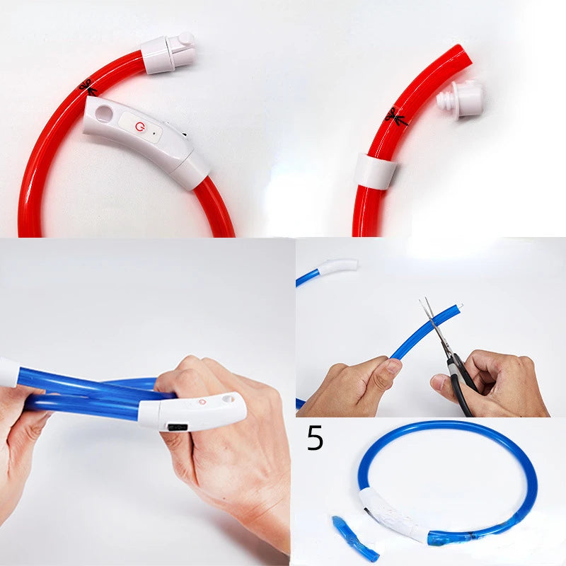 LED Dog Luminous Collar for Night Safety