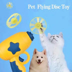 Interactive Cat Flying Disc Launcher Toy for Training and Play