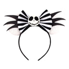 2026 Latest Halloween Cobweb Ears Headband Women Festival DIY Mouse Hairband Kids Party Villains Cosplay DIY Hair Accessories