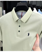 Men's 100% Cotton Polo Shirt – Short Sleeve Casual Golf & Business Shirt