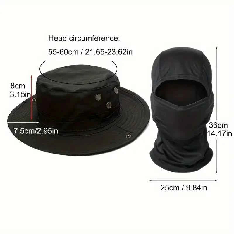 Camouflage Boonie Outdoor Hunting Hat with Wide Brim Protection