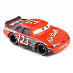 Pixar Cars Electroplated Pink 95 Lightning McQueen 1/55 Metal Die Casting Model Car Alloy Material Collectibles Racing Toys