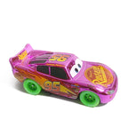 Disney Pixar Cars Piston Cup Racer Lightning McQueen Plated Version Magenta Color Alloy Diecast Model Toy Cars Children's Gift