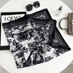 Spring Scarf Women's Luxury Design Scarf Silk Smooth Scarf Soft Muslim Headband Shawl Beach90x90cm