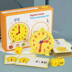 Montessori Learning Clock Educational Puzzle Toy for Preschool Kids