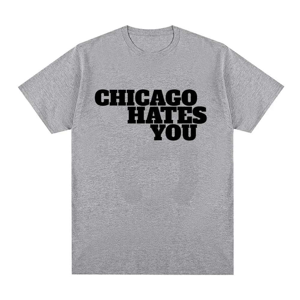 Rapper Chief Keef Chicago Hates You Same Style T-shirt Men Fashion Hip Hop Oversized T Shirt Casual Cotton Short Sleeve T-shirts