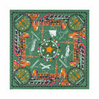 High Quality Skull Chimpanzees Print Cashew Hip Hop Cotton Square Bandana Scarf Riding Headband Paisley Gifts For Men Unisex