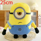 Minions Movie Periphery Yellow Plush Bob Plush Stuart Stuffed Toys In Jeans Soft Dolls Pillow Decoration Children Birthday Gift