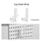 New DIY Pegboard Accessories Hanging Shelf Storage Hooks Wall Organizer No Punching Crafts Organization For Garage Kitchen Room