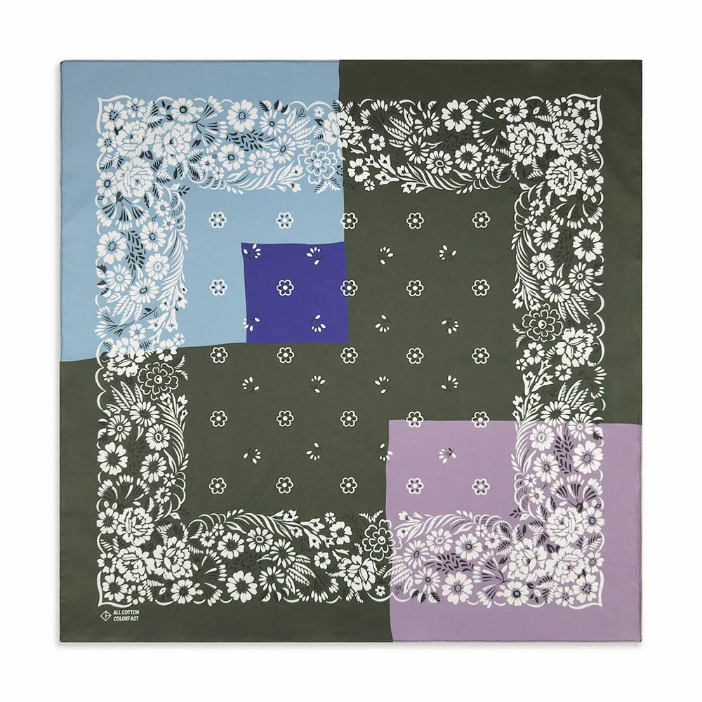 High Quality Skull Chimpanzees Print Cashew Hip Hop Cotton Square Bandana Scarf Riding Headband Paisley Gifts For Men Unisex