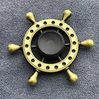 New Bronze Metal Alloy Fidget Spinner R188 Mute Bearing Hand Spinner Fingertip Gyro Stress Relief Toys For Kids Adult