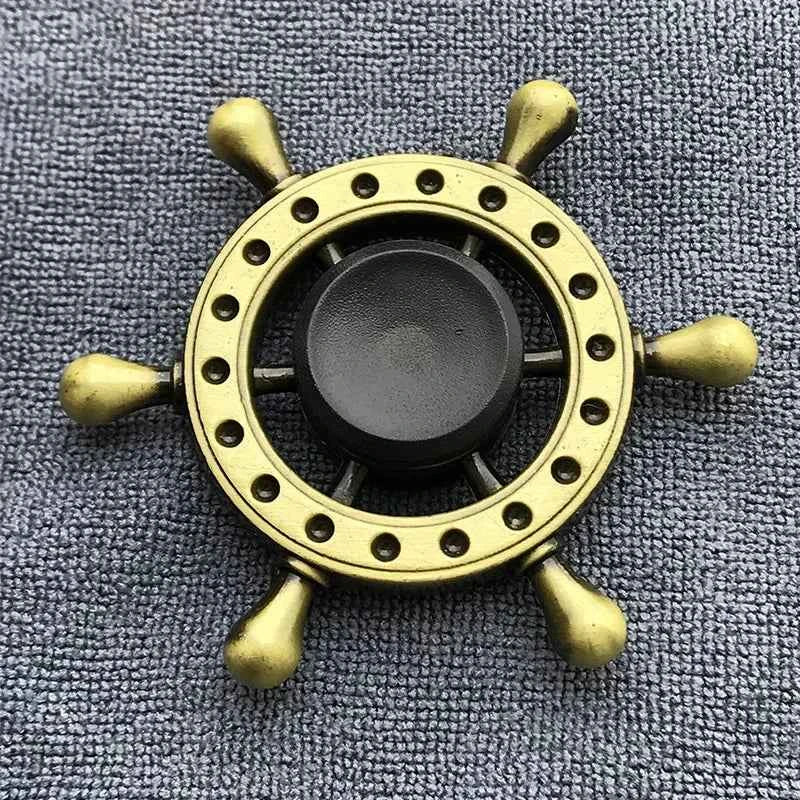 New Bronze Metal Alloy Fidget Spinner R188 Mute Bearing Hand Spinner Fingertip Gyro Stress Relief Toys For Kids Adult