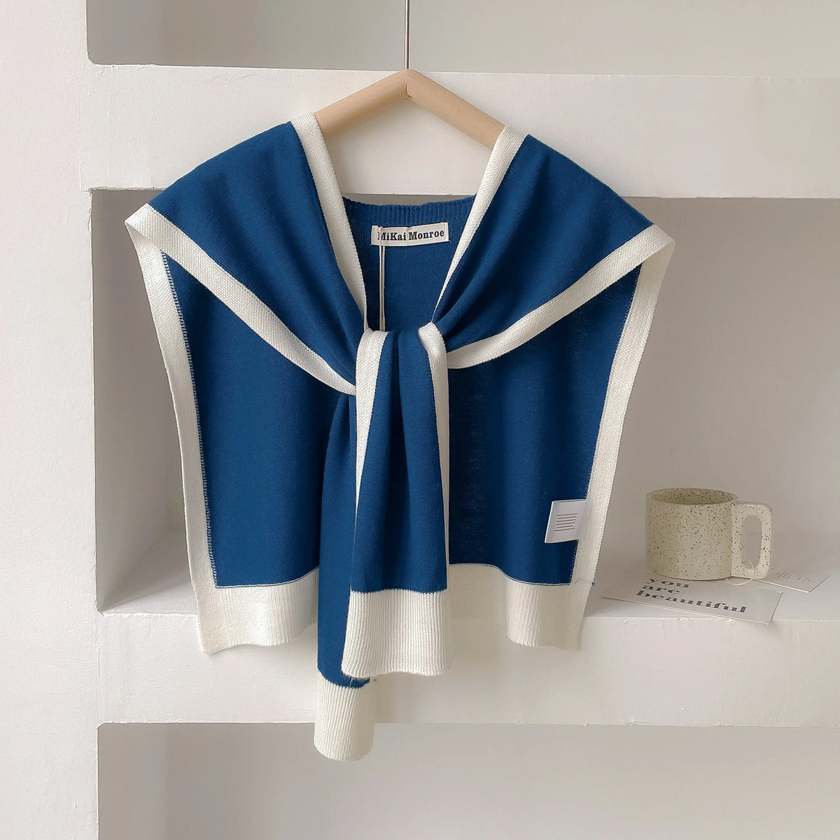 Clearance_Spring And Autumn Knitted Striped Shawl With High-Grade Summer Office Air-Conditioned Room Neck And Shoulder Scarf_Con