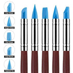 Pottery Clay Sculpture Carving Kit Pen Soft Silicone Handmade Pottery Polymer Clay DIY Cutter Clay Sculpting Tools