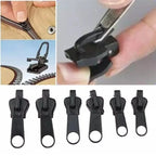 6Pcs Black Universal Instant Fix Repair Kit Replacement Zip Slider Teeth Design Arts, Crafts and Sewing