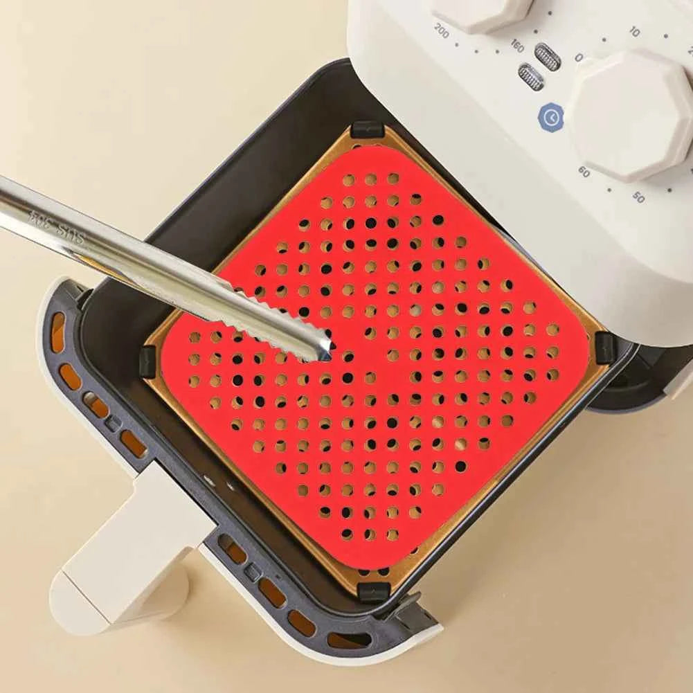 Reusable Air Fryer Silicone Mat – Non Stick Cooking & Baking Liner