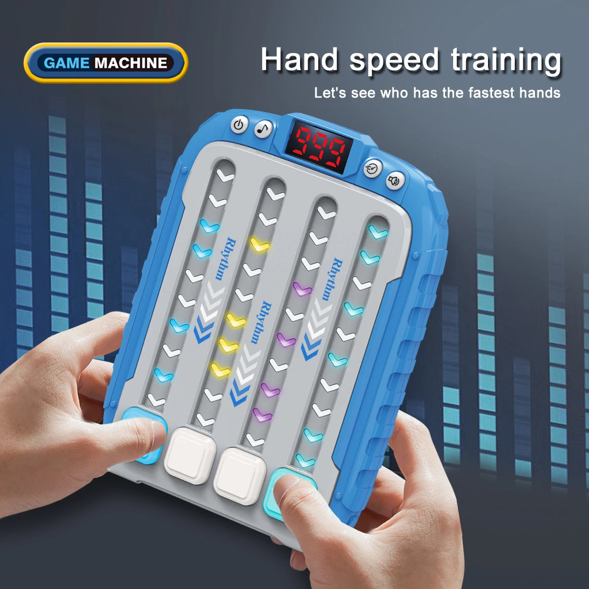 Decompress game consoles Defusing music exercise reflexes Press music children puzzle music pass brain thinking training toys