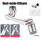 Metal 1080° Rotating Metal Faucet Sprayer Kitchen Saving Water Nozzle Tap Bathroom Faucet Extend Adaptor 22/24mm Bubbler