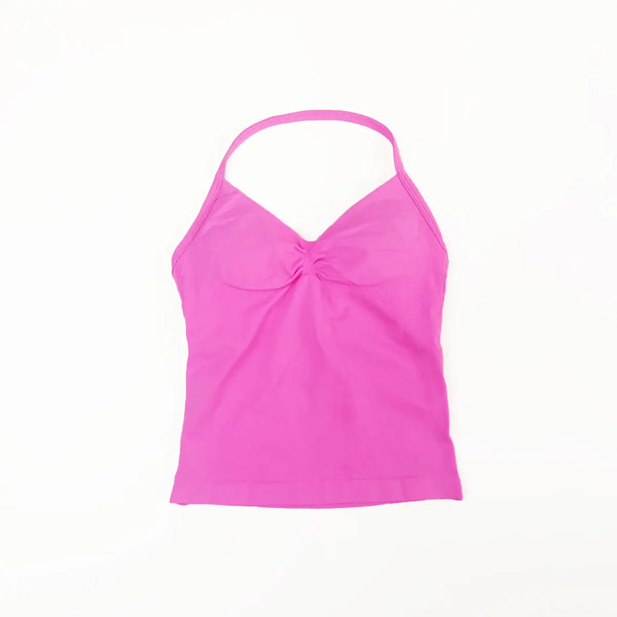 NCLAGEN Longline Strappy Top Sports Yoga Vest Women's Fitness Tank Top Gym Beautiful Open Back Bra Running Workout Halter