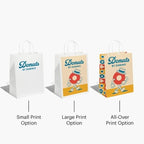 Custom Paper Bags Wholesale Personalized Logo Kraft Paper Shopping Bags Custom Printed Packaging Gift Bags Manufacturer Supplier