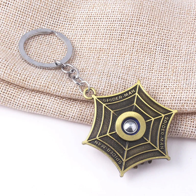 Cartoon Spider Blade Keychain Creative Key Ring Key Chain Jewelry Handsome for Movie Fans Woman Man Handsome Gifts