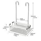 No-Drill Toilet & Shower Rack – Bathroom Storage Basket for Bath Products