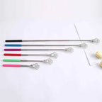 1 Piece Extendable Back Scratcher Portable Telescoping Metal Stainless Steel Back Scratchers Hand Massager