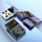 Open Source R36S Retro Handheld Video Game Console Linux System 3.5 Inch IPS Screen Portable Pocket Video Player R35S 64GB Games