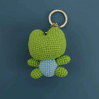 Cute Frog Crochet Keychain Funny Frog Bag Charm