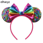 2026 Chic Embroidery Sequin Ears Headband Classical DOT Bow Hairband For Girls Women Party Head Wear Kids DIY Hair Accessories