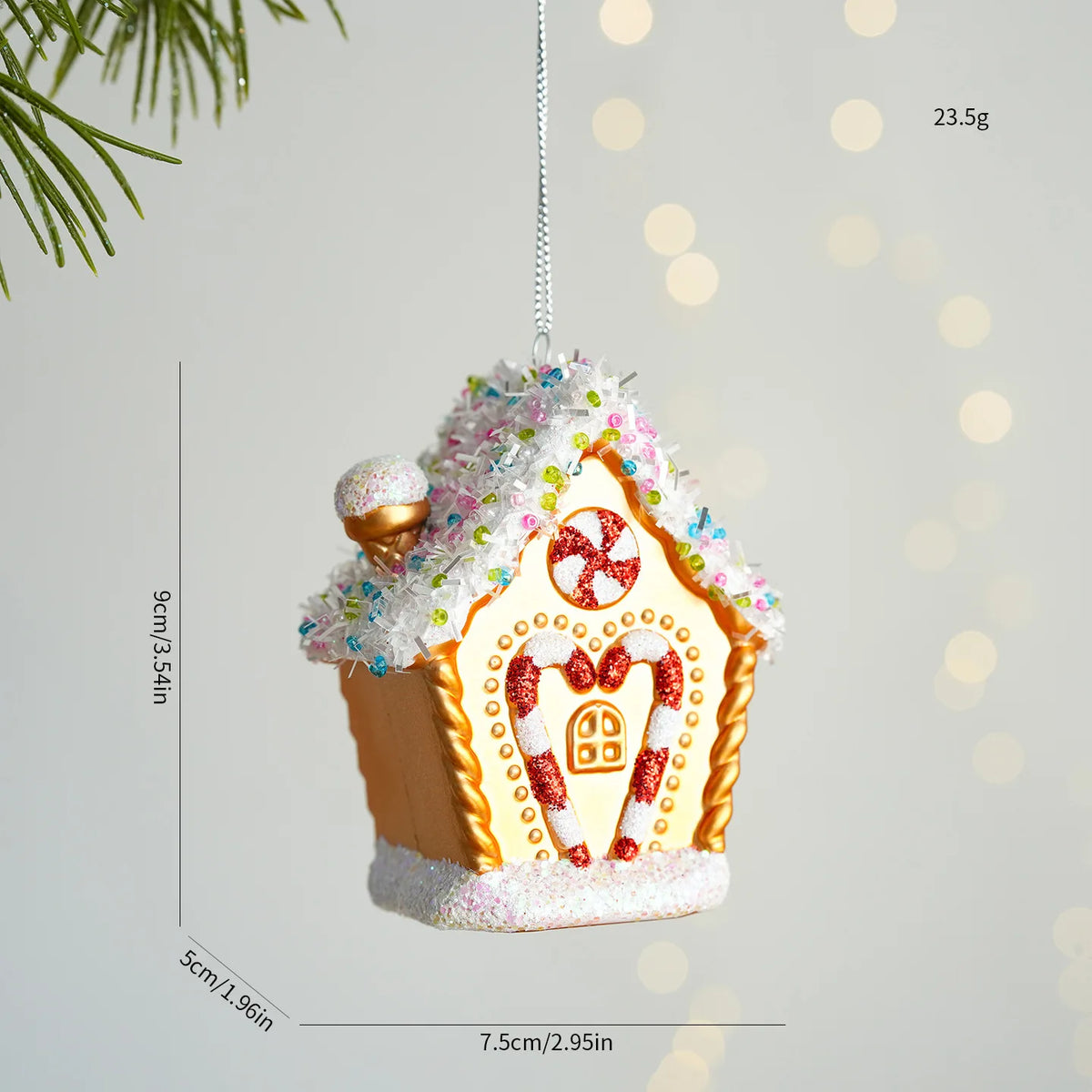 Christmas Atmosphere Balloon Dog Small Pendant Christmas Tree Snowflake House Pendant Small Ornament Wreath Accessory
