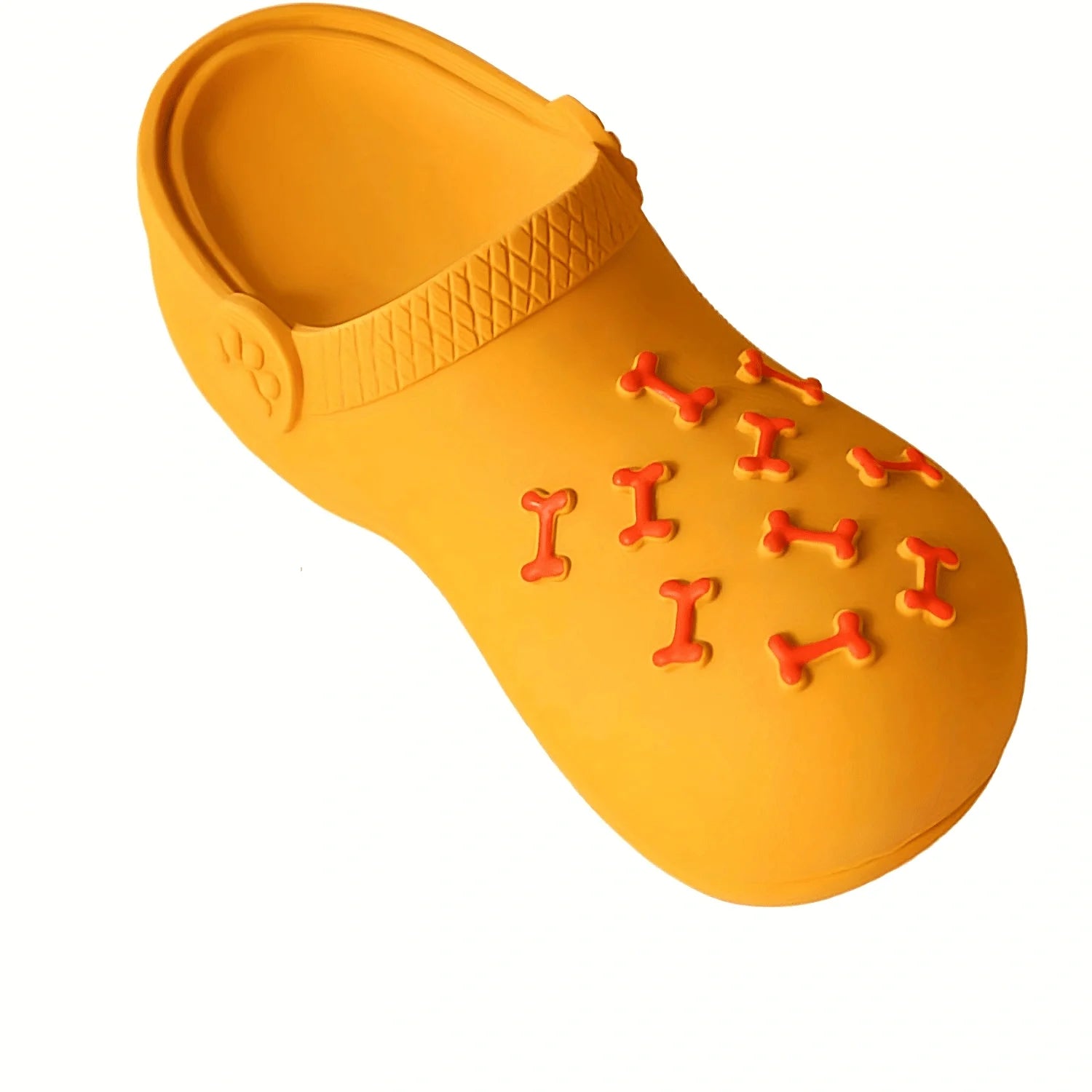 Durable Rubber Slippers-Shaped Chew Toy, Teeth Cleaning & Training, Indoor/Outdoor Play for Small, Medium, Large Dogs & Puppies