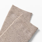 100% Merino Wool Ladies Stockings Fashion Solid Color Knitted Pile Socks Fashion Padded Warm Leggings Women's New 2025