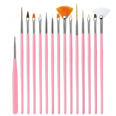 15pcs Fine Detail Paint Brush Set - Miniature Paint Brush For Detailing & Art Painting - Acrylic, Watercolor, Oil,Models