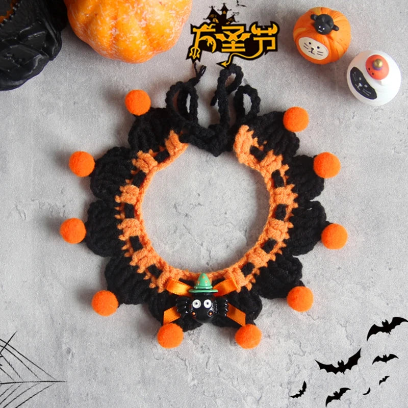 Halloween Cat Collar – Scarf Costume for Pets