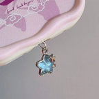 Diamond Star Dust Plug Charm Fashion Ladies Charge Port Plug For iPhone Type C Micro USB Dust Protection Cap Phone Pendant Gift