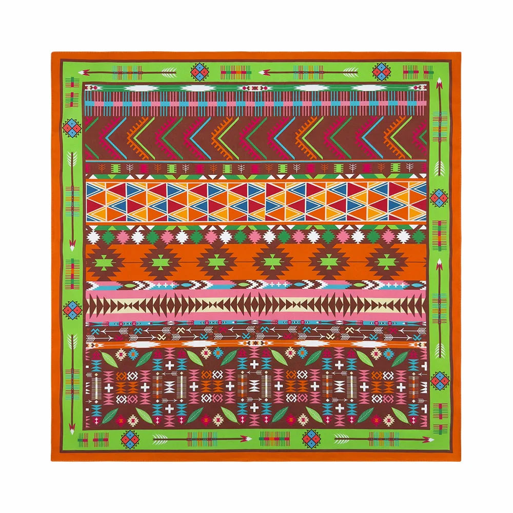 High Quality Skull Chimpanzees Print Cashew Hip Hop Cotton Square Bandana Scarf Riding Headband Paisley Gifts For Men Unisex