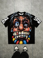 The 2026 summer new men's T-shirt features a casual fashionable comfortable soft and breathable 3D pattern print