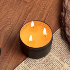 Emergency Candle 36 Hour 3 Wick Long Lasting Beeswax Survival Candle with Aroma for Home Camping Fishing
