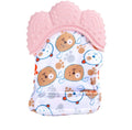 Food grade silicone Gloves Baby Teether Gloves Anti Eating Hand Teething Chewing Prevent Scratches Glove toys Mitten Pain Relief