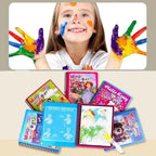 Disney Cartoon Frozen Water Painting Drawing Toys Set Graffiti Minnie Mouse Elsa Princess Watercolour Magic Book for Girls Gift