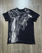 Tshirt American affliction Washed  New Arrival Mens Clothes Tee Shirt Homme Graphic T-Shirts Men Tshirt for Men Ropa Hombre