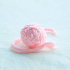 Colorful Yarn Ball Cat Toys with Bell