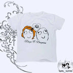 Domo Cute Cartoon Letter Print T-Shirt Y2K Harajuku Hip Hop Gothic Streetwear Oversized Unisex Couple Tee Casual Loose Fit Top
