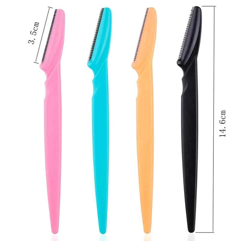 5/10/15Pcs Eyebrow Trimmer Makeup Tools Safe Eye Brow Razor Face Body Hair Removal Shaver Blades Woman Eyebrows Shaping Knife