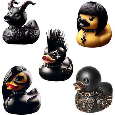 Goth Duck Decor – Whimsical Punk Gothic Collectible