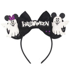 2026 Latest Fashion Ear Headband Sequin Bows For Girl Adult Kids Halloween Party Cosplay Hair Accessories Princess Hairband