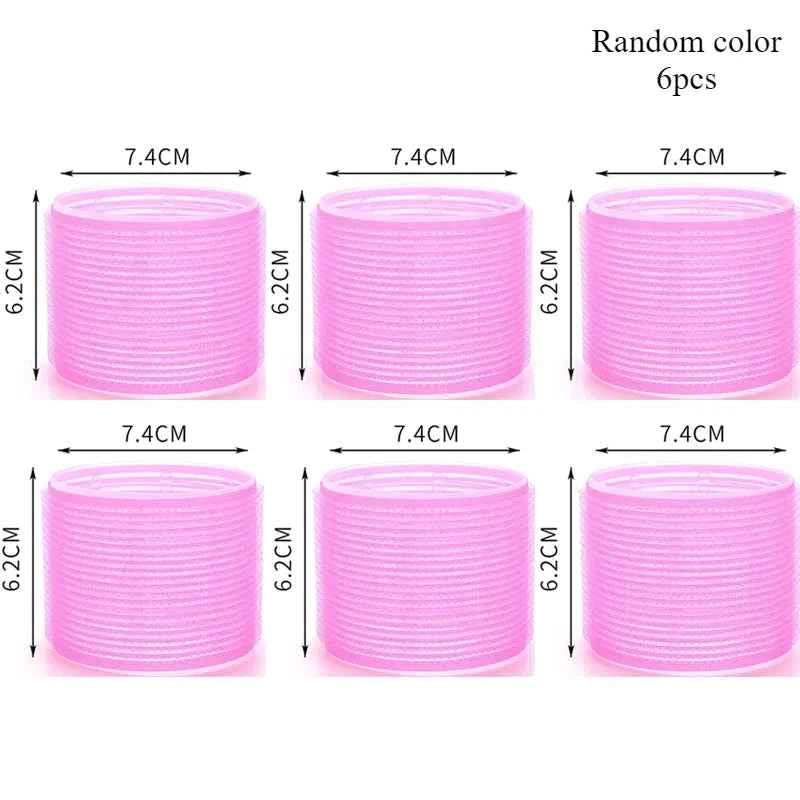 Hair Rollers Self Grip Hook Hair Curlers Heatless Roller Salon Dressing Curlers Jumbo Size Sticky Hair Styling Tools
