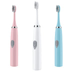 Tongwode Electric Toothbrush for Adults Soft Bristle Portable Battery Endurance IPX6 Waterproof Intelligent Effective Oral Care